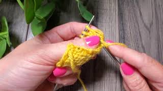 Tutoriel tricot  Augmentation intercalaire droite et gauche  MID MIG ou M1R M1L [upl. by Seadon954]