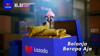 Belanja Berapa Aja Otomatis Dapet Gratis Ongkirkirkir di Lazada [upl. by Annairb]