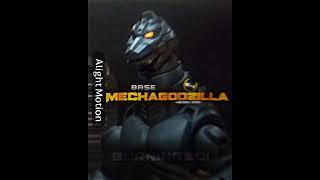 Space Gojira vs Super Mechagodzilla 1v1 edit battle shorts fyp whoisstrongest [upl. by Annot]