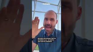 EDUARDO BOLSONARO CRITICA GOVERNO LULA JÁ GASTOU MAIS QUE NA PANDEMIA [upl. by Litman668]