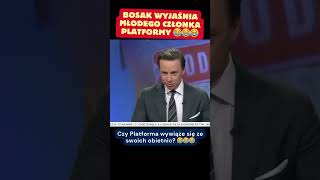 Bosak wyjaśnia młodego przedstawiciela Platformy D polityka polskapolityka humor viralshorts [upl. by Ress688]