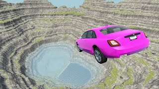 Cars vs Leap Of Death Jumps 04  BeamNG Drive [upl. by Tala]