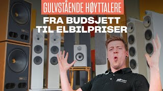 Gulvstående høyttalere til under 7000kr og helt opp til over 400000kr [upl. by Yattirb84]