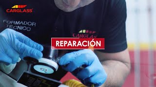 ¿Cómo reparamos el parabrisas de tu coche  Carglass® [upl. by Aitret451]