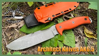 Architect AK 6 5 review knife knifereview bushcraft [upl. by Melburn]