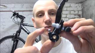 REPAIR SHIMANO BIKE VBRAKES easy method [upl. by Ytinirt285]