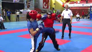 Joanna Pommer v Akrivi Galanomatti WAKO European Championships 2017 [upl. by Toland]