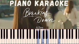 Ailee 에일리  Breaking Down Dome At Your Service OST Part 1 KARAOKE PIANO By FADLI [upl. by Liamsi]