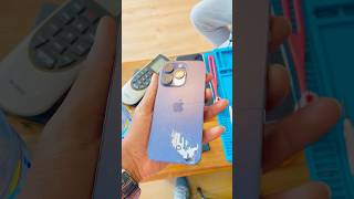 Restoring a Cracked iPhone 14 Pro Max BackGlass Shorts restoration viralshorts [upl. by Ennoval]