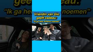 😳😂 Vriendin van Gio geeft cadeau “Ik ga hem Athena noemen” gio athena vlog [upl. by Ordnas]