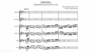 N Porpora  Semiramide riconosciuta 1928 Sinfonia Accademia Bizantina [upl. by Etna45]