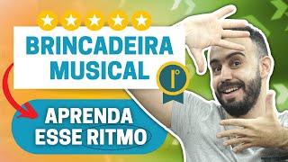 Brincadeira para MUSICALIZAÇÃO INFANTIL com RITMO e COORDENAÇÃO MOTORA  Vinícius Eufrásio [upl. by Adnaval]