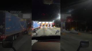 passing tollgate using EZpass tollgate quebeccanada trendingshorts trucker [upl. by Alexandre]