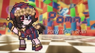 🎪  Pomni Pony Town Skin Tutorial  The Amazing Digital Circus [upl. by Greggory189]