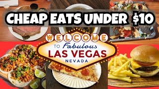 7 BEST CHEAP EATS Under 10 in Las Vegas 2024 [upl. by Heather6]