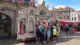 Draaiorgel quotDe Lekkerkerkerquot op de Kaasmarkt van Gouda  donderdag 2 juni 2022 [upl. by Mairb]