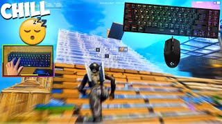 Redragon K599 Unboxing and Review Lofi ASMR Chill Keyboard Sounds KEYBOARD CAM Fortnite Gameplay [upl. by Chavaree]