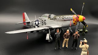 Revell 03944  P51D Mustang Old Crow Conversion  132 scale warbird  WW2 scale model [upl. by Etat]