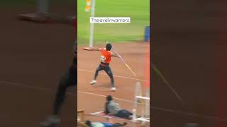 Javelin throw technique slow motion nationals video 2014 [upl. by Sigismondo52]