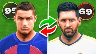 🐐 ZAMIENIŁEM KARIERY RONALDO i MESSIEGO… 🐐 [upl. by Llaccm]