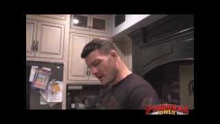 Bisping accepts Diaz fight  while cooking steaks [upl. by Caresa]