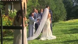 Wedding Ceremony Sound at Aldworth Manor Harrisville NH [upl. by Farrica469]