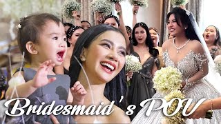 Bridesmaid’s POV  Cong and Viy Wedding [upl. by Anoerb]