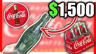 10 EXTREMELY RARE COCA COLA ITEMS WORTH MONEY  VINTAGE ITEMS TO LOOK FOR AT THRIFT STORES [upl. by Mcwherter]