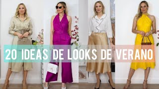 20 IDEAS de LOOKS de VERANO  Looks con Vestidos Faldas Monos y Pantalones que Te Encantarán 😍☀️ [upl. by Sacken]