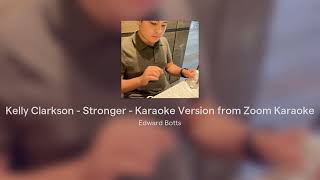 Kelly Clarkson  Stronger  Karaoke Version from Zoom Karaoke [upl. by Juakn636]