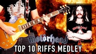 Top 10 Motörhead Guitar RIFFS [upl. by Chi862]