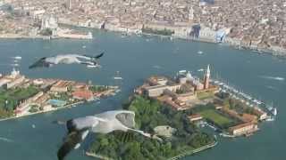 Flying over Venice  Earthflight Europe  720p [upl. by Tnafni]