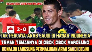 PERMALUKAN ARAB❗RONALDO TANGGAPI KEMENANGAN INDONESIA ATAS ARAB BEGINI ❓ [upl. by Yelsek]