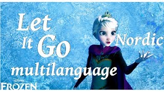 Let It Go  Nordic multilanguage [upl. by Sivrat108]