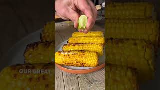 BBQ corn on the cob recipe British bacon rolled street corn BBQed corn with award winning bacon [upl. by Nnylasor815]