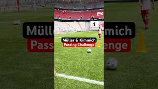 MÜLLER 🆚 KIMMICH ⚽️ PassChallenge [upl. by Ylrae]