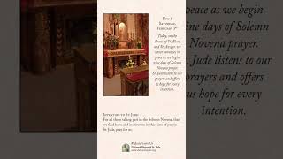 Day 1 — Winter Solemn Novena to St Jude 2024 [upl. by Ennael345]