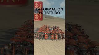 La FASTIGIATA TESTUDO 🛡️ La variante de la formación Tortuga de los Legionarios Romanos shorts [upl. by Yael]