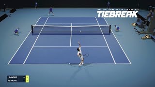 TIEBREAK  2023 Novak Djokovic Vs 2011 Novak Djokovic I Australian Open PS5 [upl. by Asfah369]