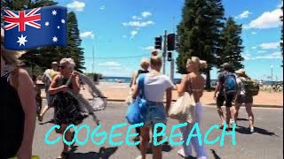 Sydney Australia 4K Walk  Coogee Beach is a great beach with calm surf and is familyfriendly [upl. by Nylram]