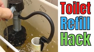 How I Fill My Toilet Tank Faster amp Save Water [upl. by Adnawal]