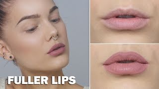 Fuller Lips with subs  Linda Hallberg Makeup Tutorials [upl. by Lorac]