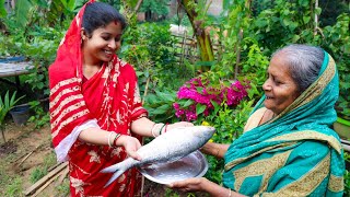 বর্ষার দিনে গরম ভাতে কাঁচা ইলিশের এরকম পাতলা ঝোল থাকলে আর কিছু লাগবে না  Ilish Recipe [upl. by Ivon708]