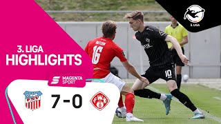 FSV Zwickau  FC Würzburger Kickers  Highlights 3 Liga 2122 [upl. by Ttreve]