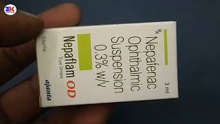 Nepaflam OD Eye Drops  Nepafenac Eye Drops  Nepaflam OD Eye Drop Uses Benefits Dosage Review Hindi [upl. by Meerek]