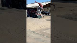 Backside Flip Over The Hip  skateboarding [upl. by Aterg816]