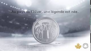 La pièce commémorative de 25 cents du 125e anniversaire de la Coupe Stanley [upl. by Amersham]