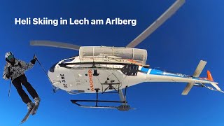 Heli Skiing in Lech am Arlberg Freeride im Pulverschnee mit Kaiserwetter [upl. by Daveda292]