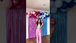 Birthday decoration ideas simple balloon decoration ideas at home [upl. by Tut]