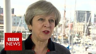 Brexit Theresa May says shell be bloody difficult to Juncker  BBC News [upl. by Amatruda]